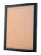 Satin Black picture frame with backing board