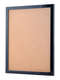Gloss Black picture frame with backing board
