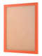 Orange picture frame with backing board