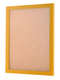 Yellow picture frame with backing board