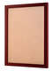Maroon picture frame with backing board
