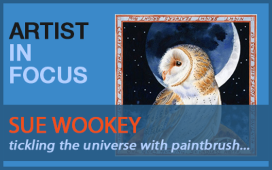 Introducing the artwork of: Sue Wookey – tickling the universe with a paintbrush!