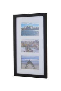 Picture frame for 3 postcards