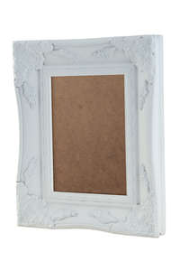 Swept Frame White Acrylic Glazed