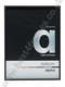 nielsen alpha anodised matt black picture frame straight on