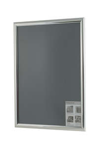 B4F Snap Frame Polished Silver 25mm