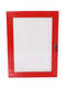 B4F Lockable Poster Case - Red