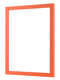 Orange picture frame